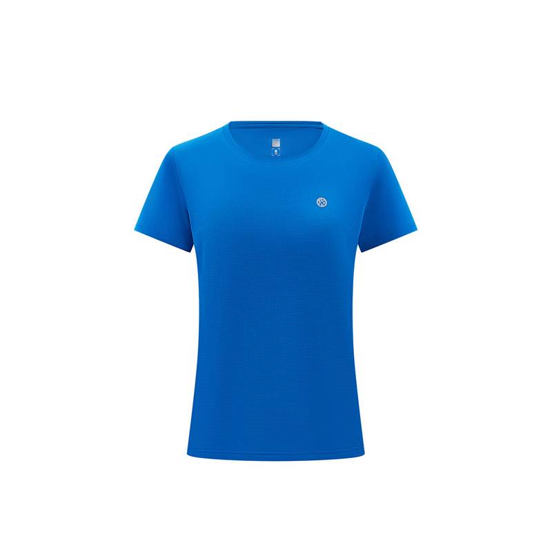 女子高弹速干透气跑步健身吸湿排汗修身薄款运动短袖T恤FRTJ006-14