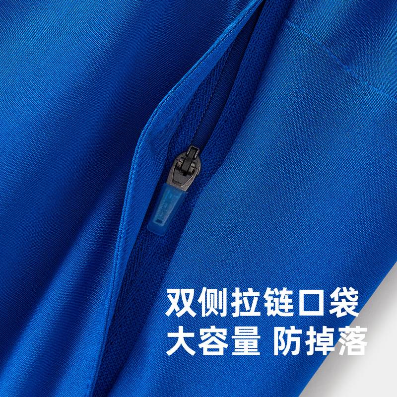 男子超薄瞬吸速干垂感透气弹力宽松腰包收纳4分跑步短裤FRSM007-3