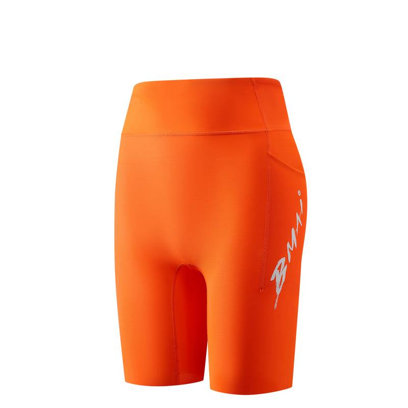 女子四面高弹压缩速干五分紧身跑步短裤FRSM002-3