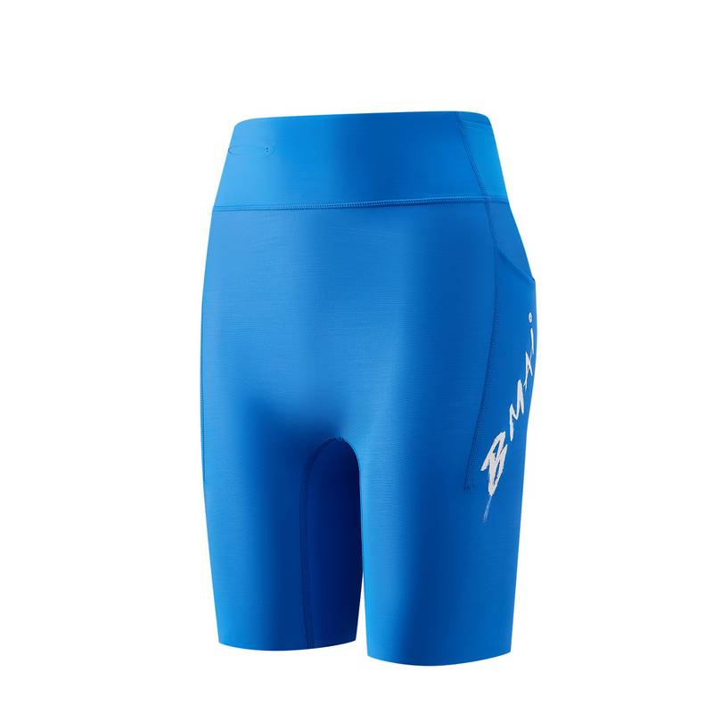 女子四面高弹压缩速干五分紧身跑步短裤FRSM002-2