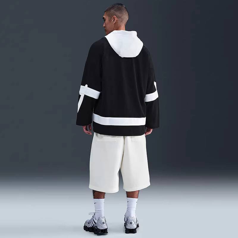 男子休闲印花宽松网眼透气套头衫HV1138010