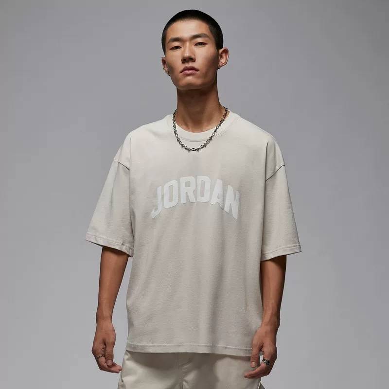 男子FLT ESS BOXY CREW运动休闲短袖T恤HQ8936-104