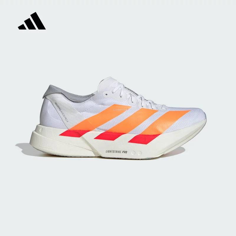 ADIZERO ADIOS PRO 4男子超轻透湿跑步鞋JR7088